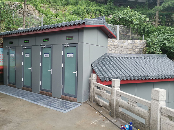 菏泽泰山仿古造型零排放循环冲水厕所